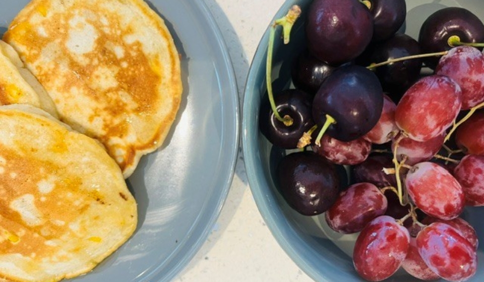 Sweetcorn pancakes