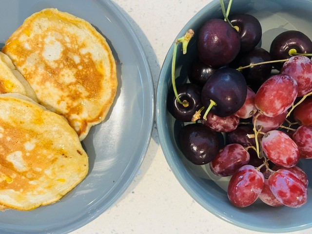 Sweetcorn pancakes